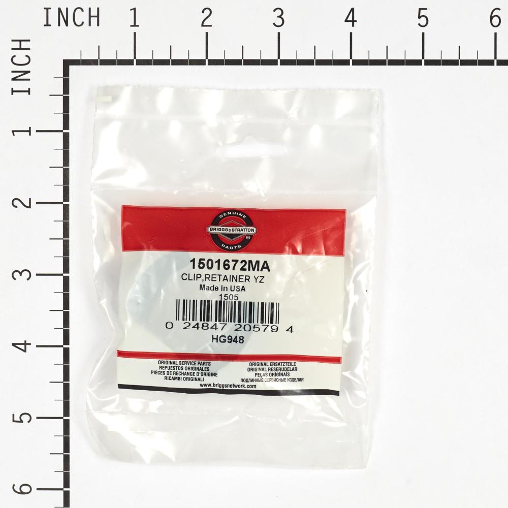 Briggs & Stratton Clip,Retainer Yz 1501672MA