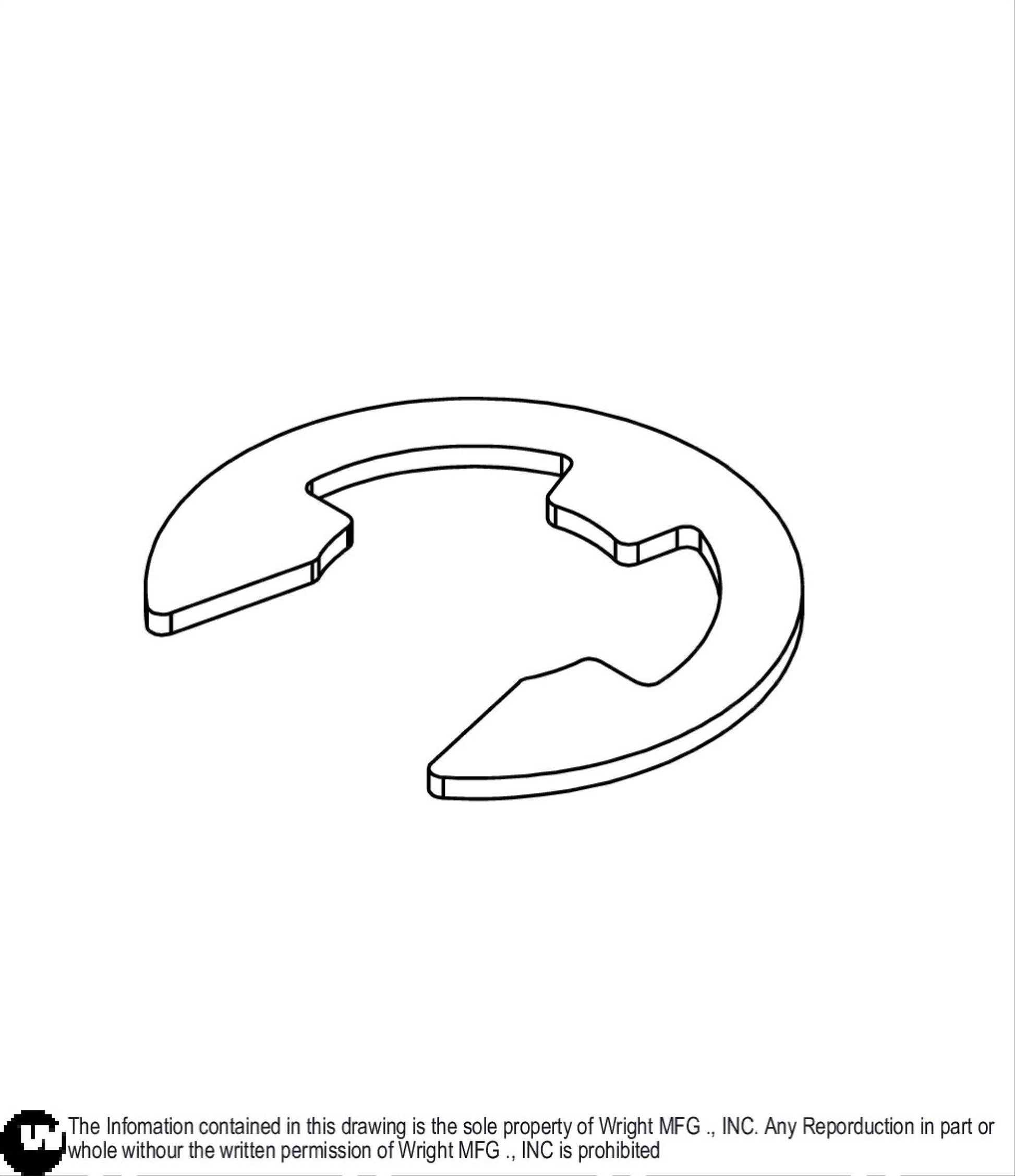 E-Clip Retaining Ring 15990010.