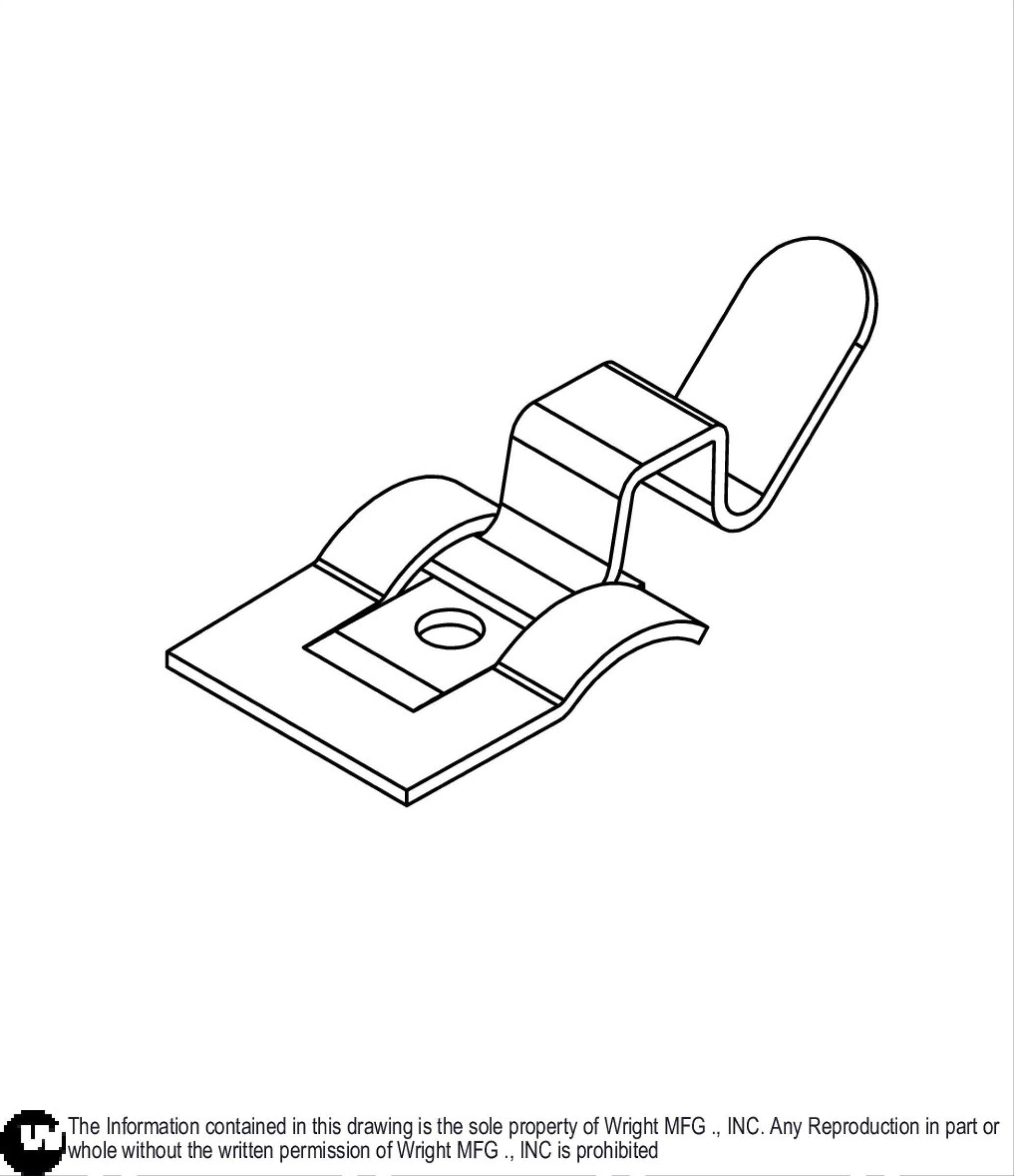 Transfer Hose Clip Mount 15990036.