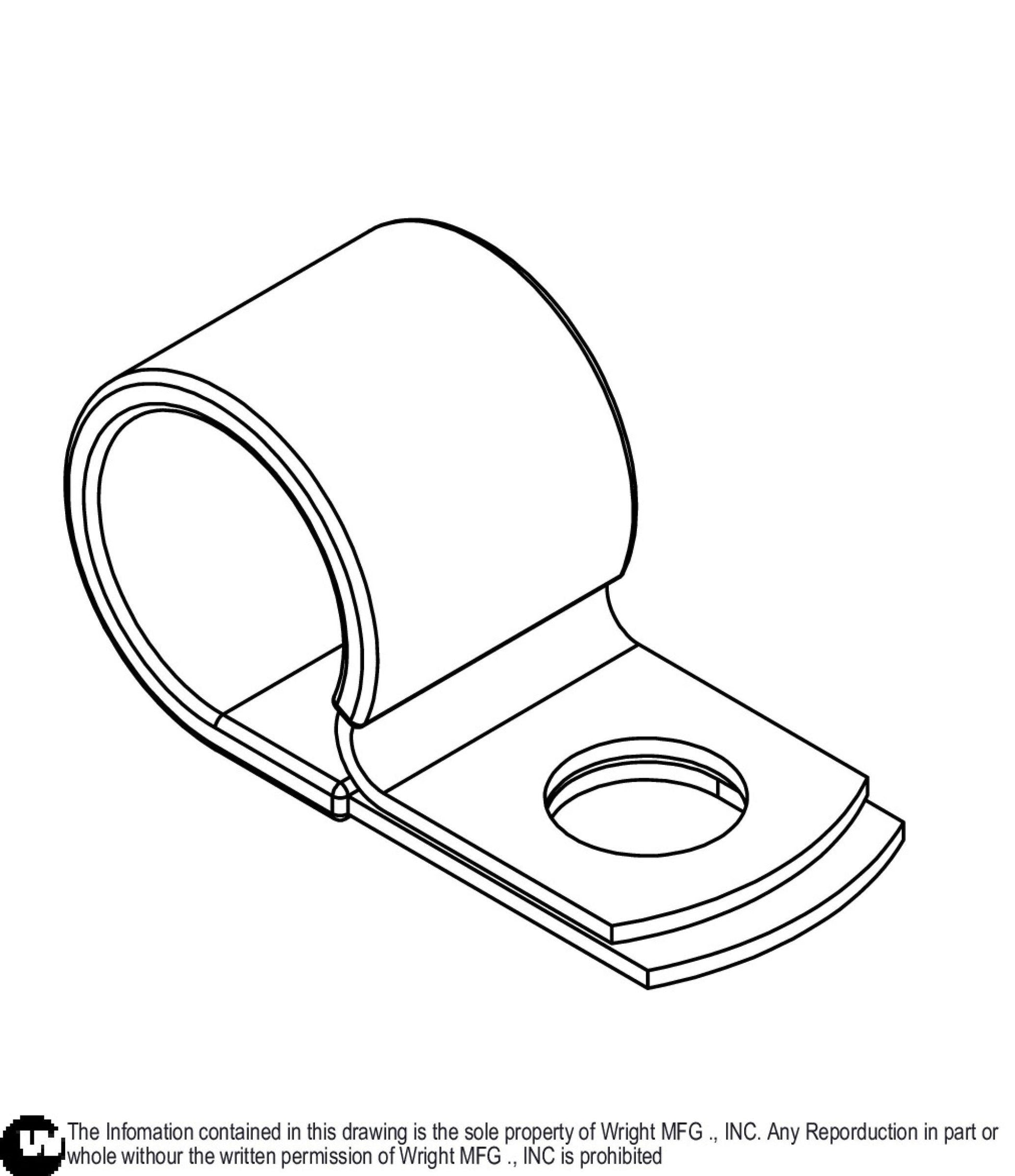 Loop Clamp With Vinyl Coating 15990042.
