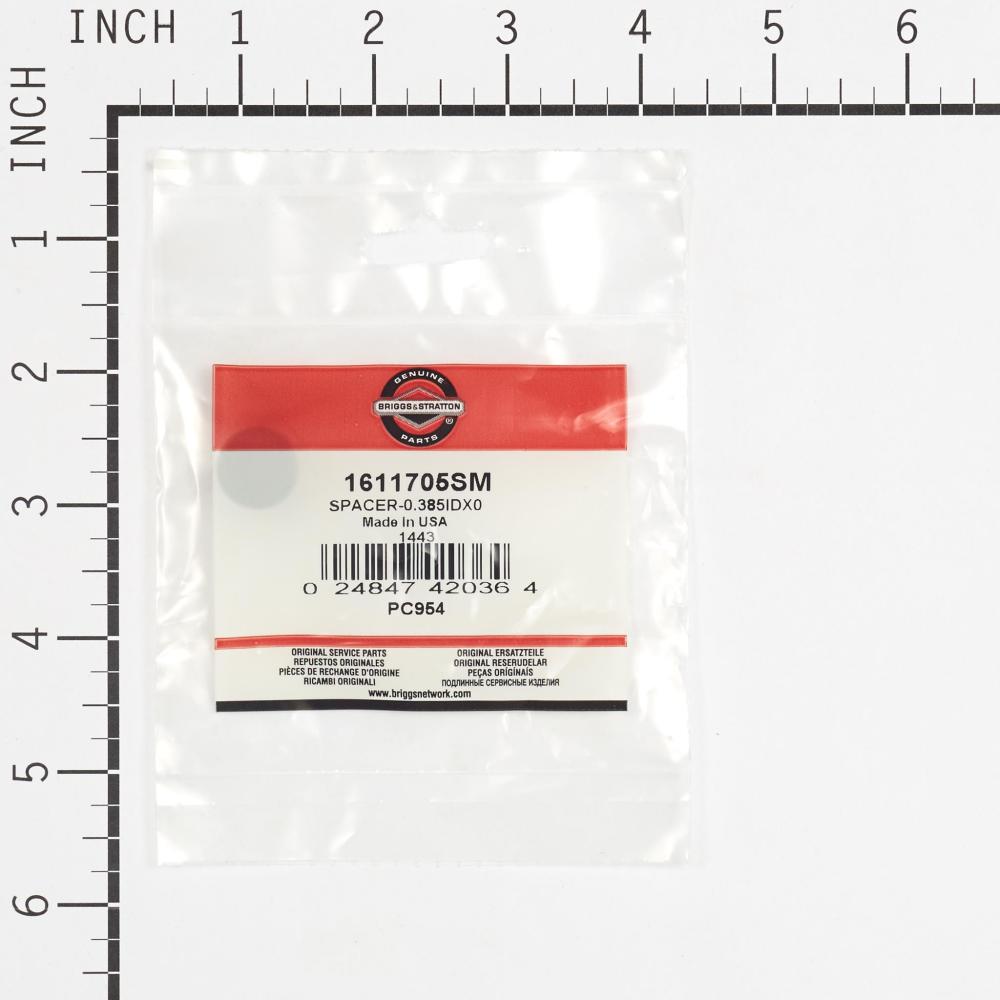 Briggs & Stratton Spacer-0.385Idx0 1611705SM