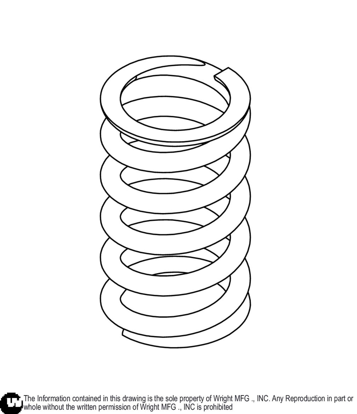 Upper Seat Support Spring 16410007.