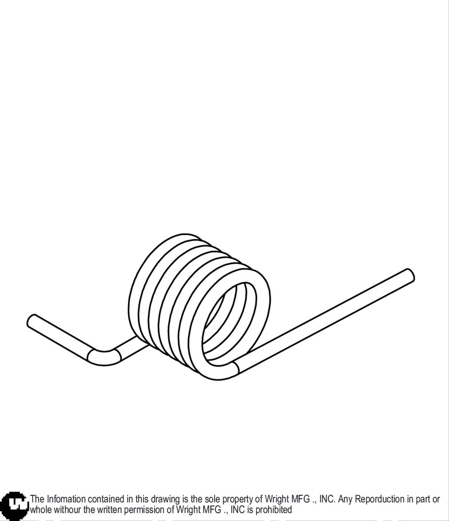 Left Torsion Spring 16410018.