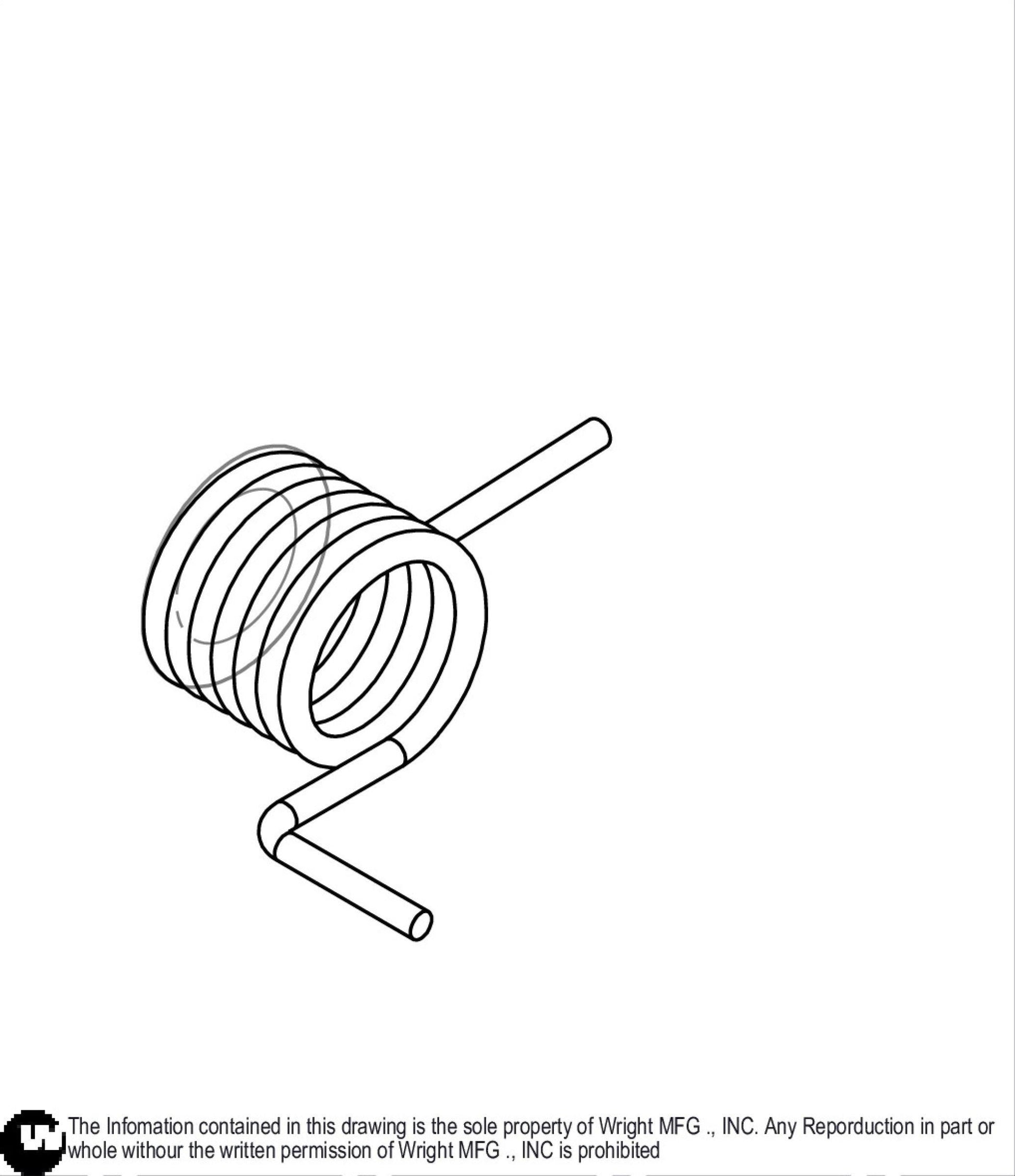 Right Torsion Spring 16410019.