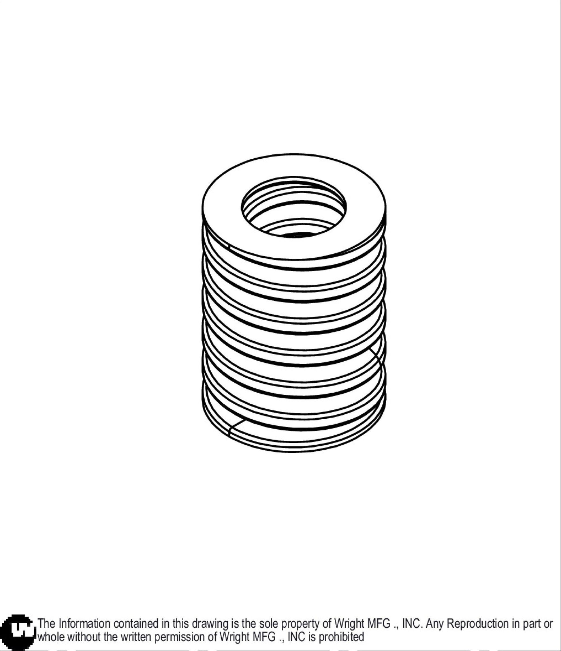 Deck Idler Rod Spring 16460005.