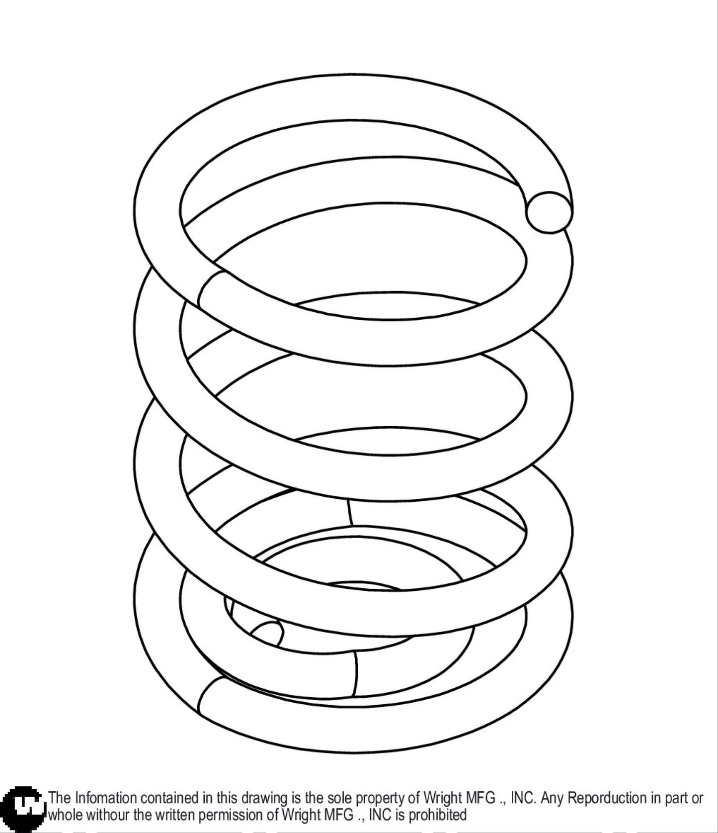 Midmount Seat Spring 16460012.