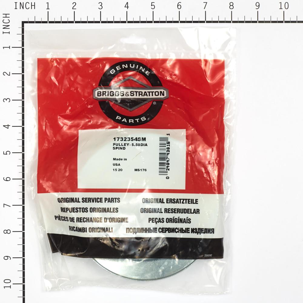 Briggs & Stratton Pulley- 5.50Dia Spind 1732354SM