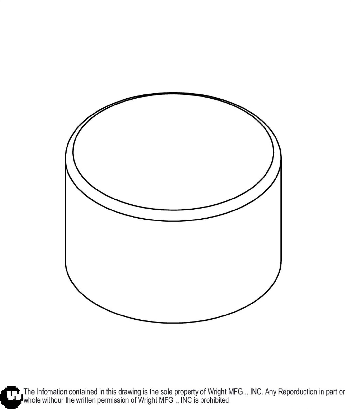 Vinyl Cap 2 1/2 X 1 1/2, Deck Cover 17460001.