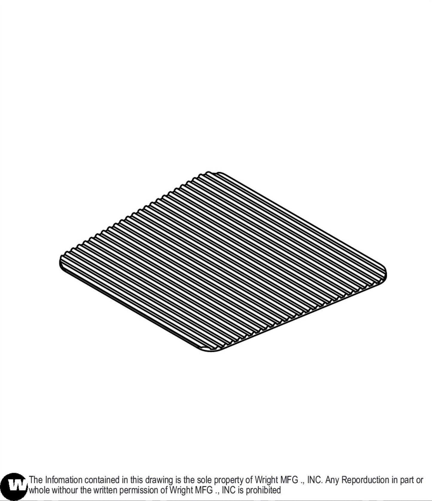 Front RH Z Platform Rubber Mat 17460011.