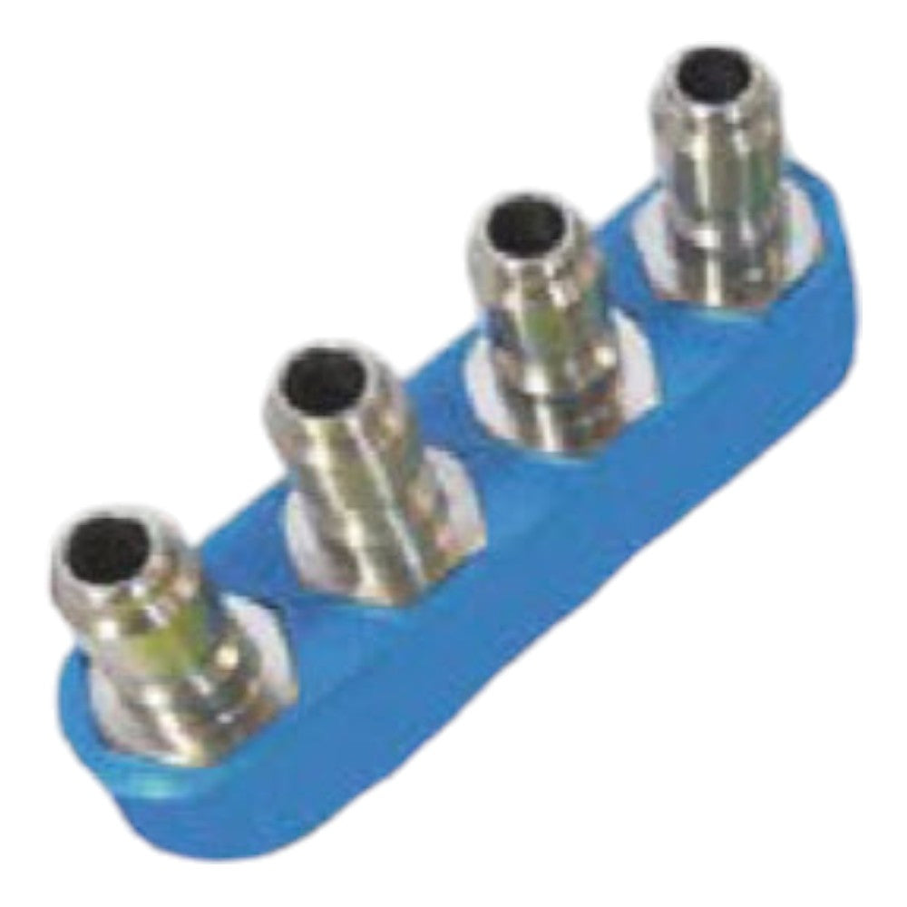 BE Quad Holder with 4 1/4" FNPT Stainless Steel Quick Connect Plugs 1775