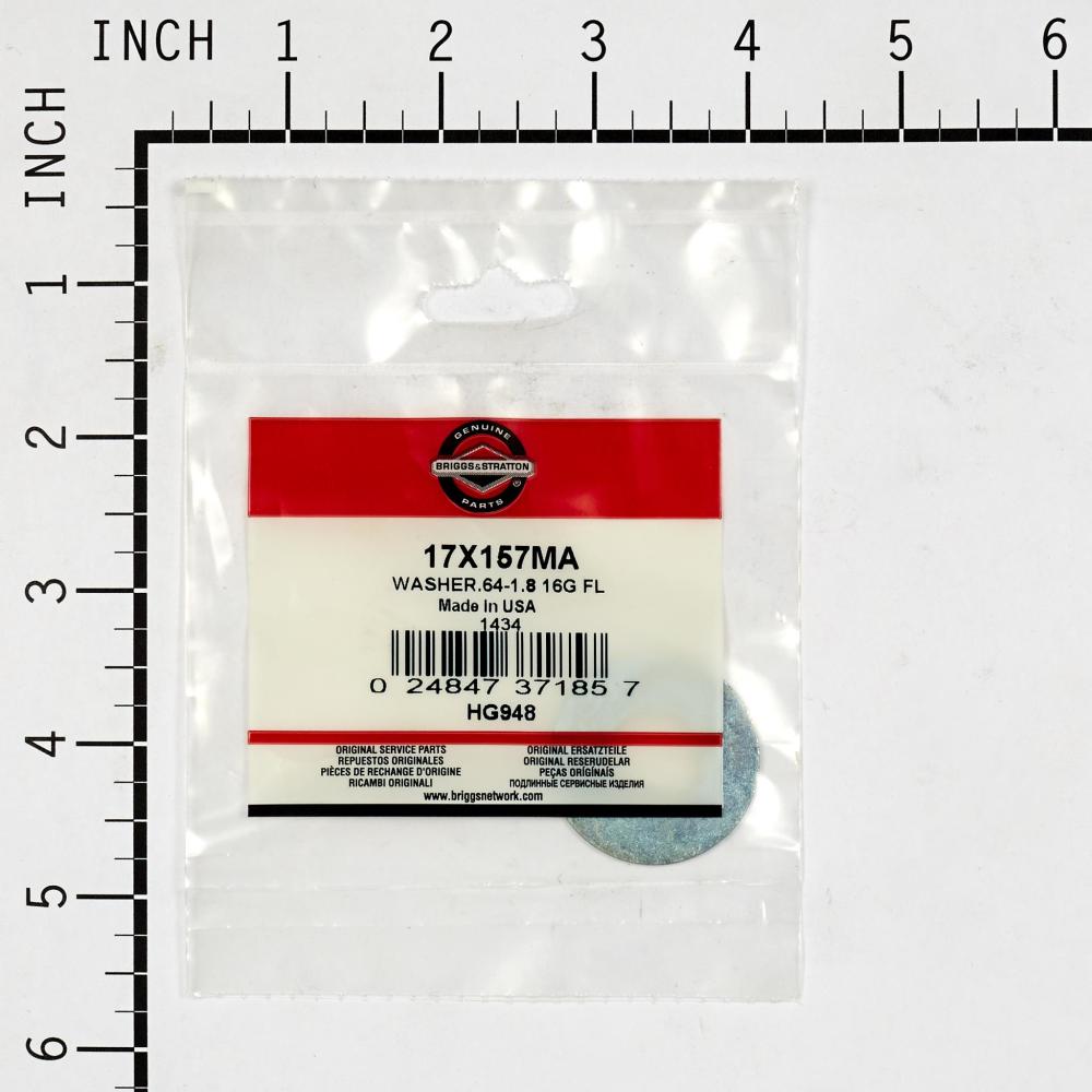 Briggs & Stratton Washer.64-1.8 16G Fl 17X157MA