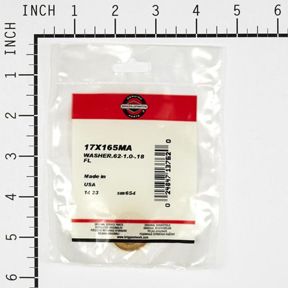 Briggs & Stratton Washer.62-1.0-.18 Fl 17X165MA