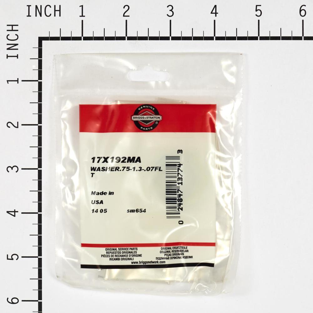 Briggs & Stratton Washer.75-1.3-.07Flt 17X192MA