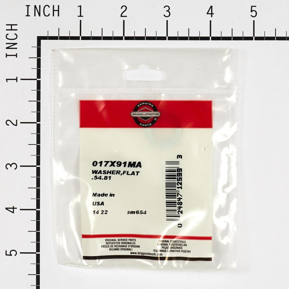Briggs & Stratton Washer,Flat .54.81 17X91MA