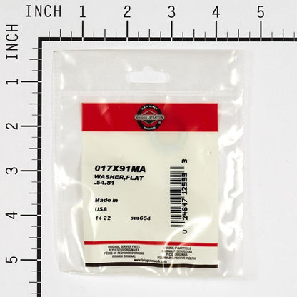 Briggs & Stratton Washer,Flat .54.81 17X91MA
