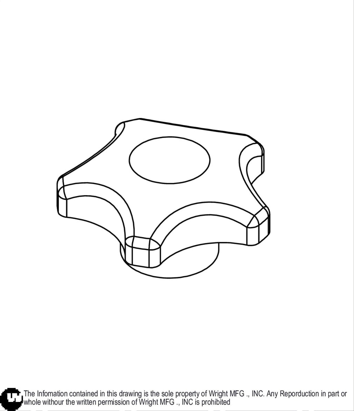 Deck Knob (Rep 18410001) 18410006.