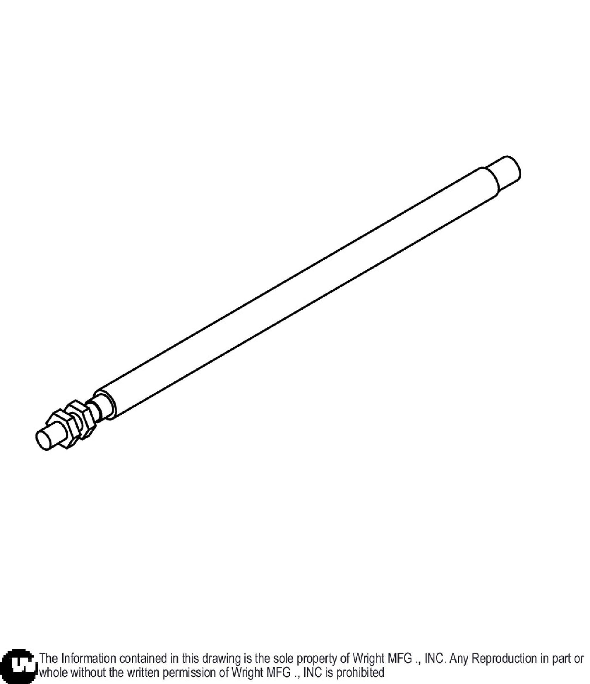9 Inch Tire Valve Extension 18410027.