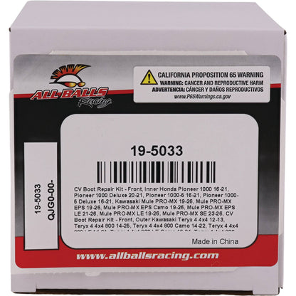 All Balls Racing CV Boot Kit (4039) 19-5033