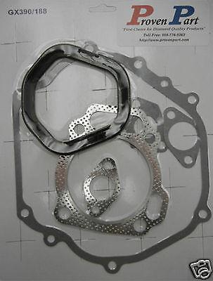 Proven Part Complete Gasket Kit For Honda GX390.