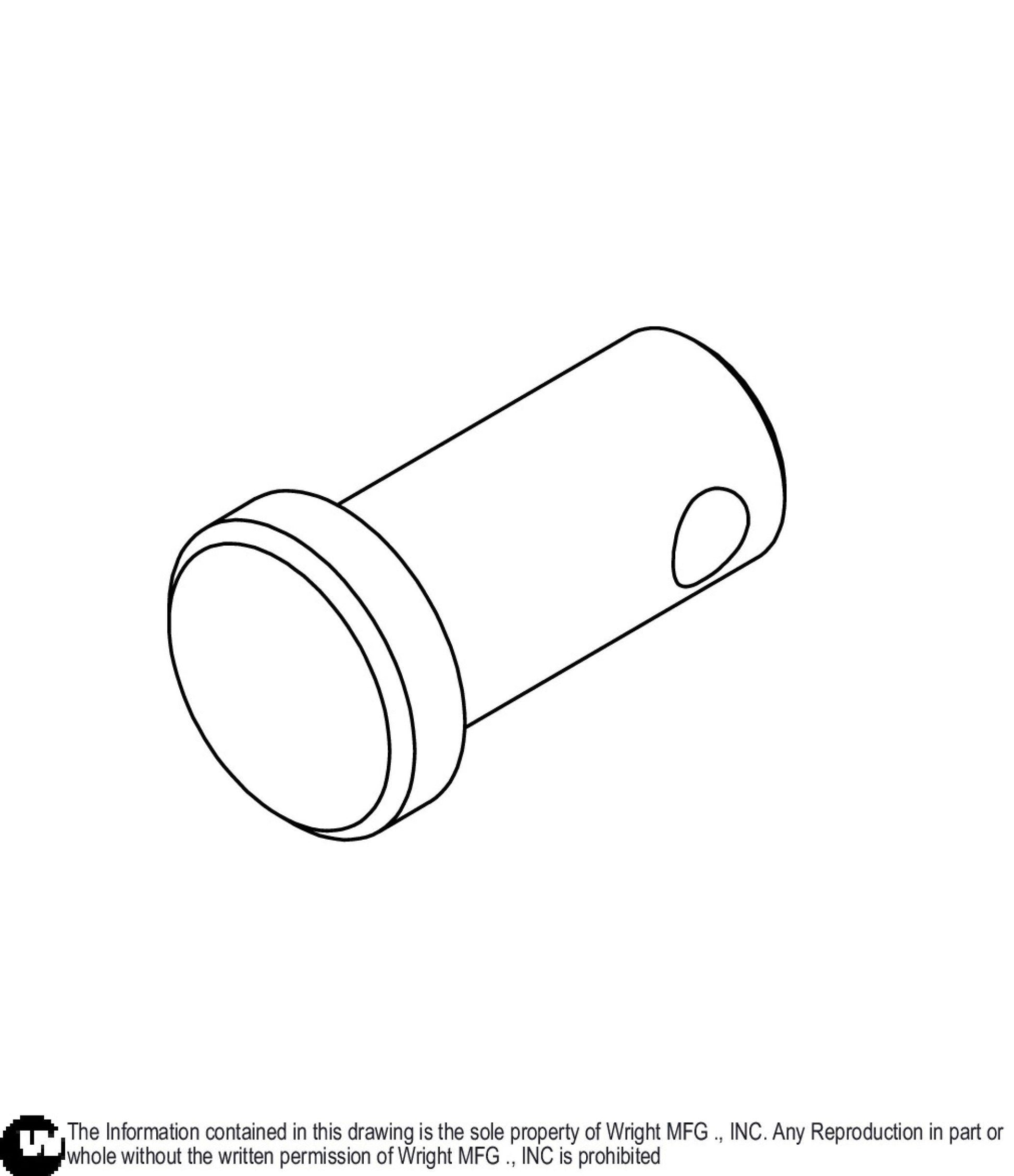 Clevis Pin 3/8 X 1/2 UL 21420018.