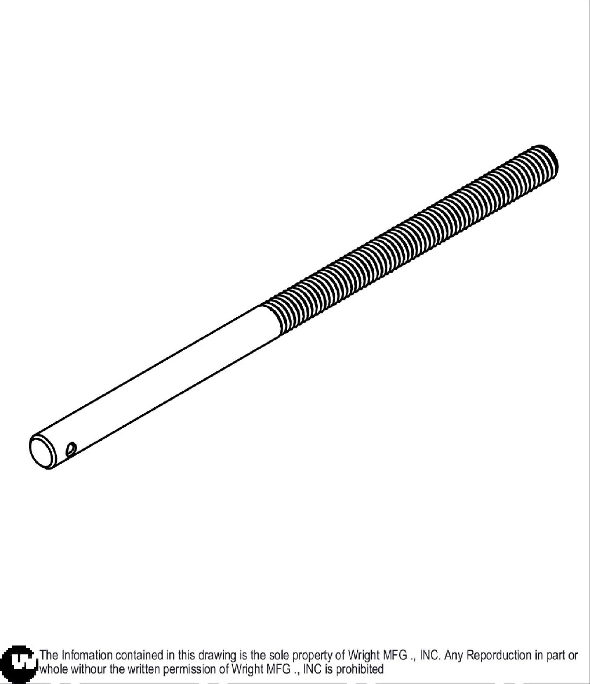 Special T-Rod 3/8-16 X 7 1/4 24420006.