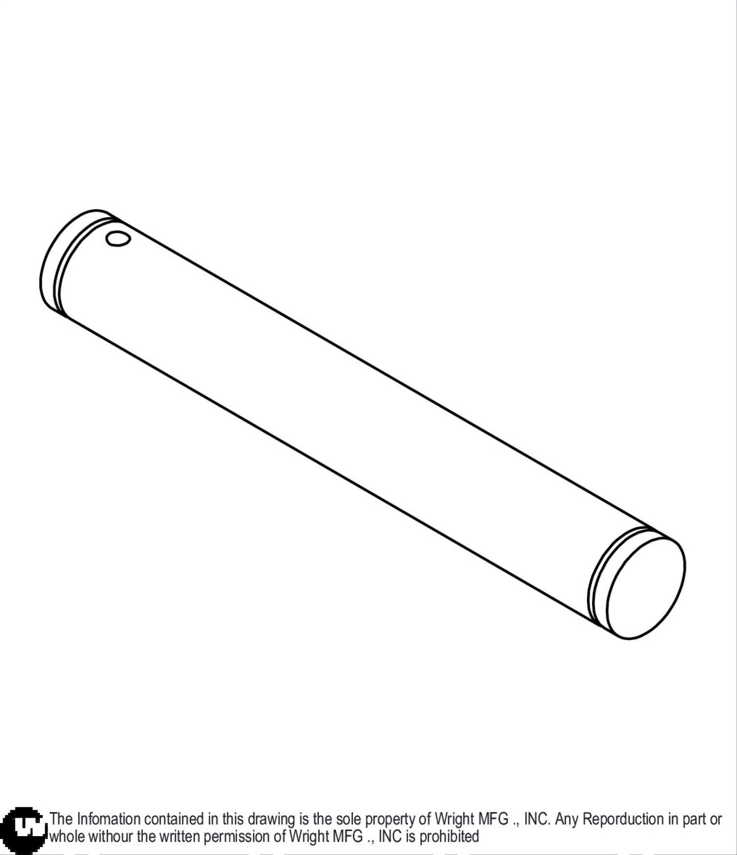 Seat Base Groove Pin, Sport 24420021.