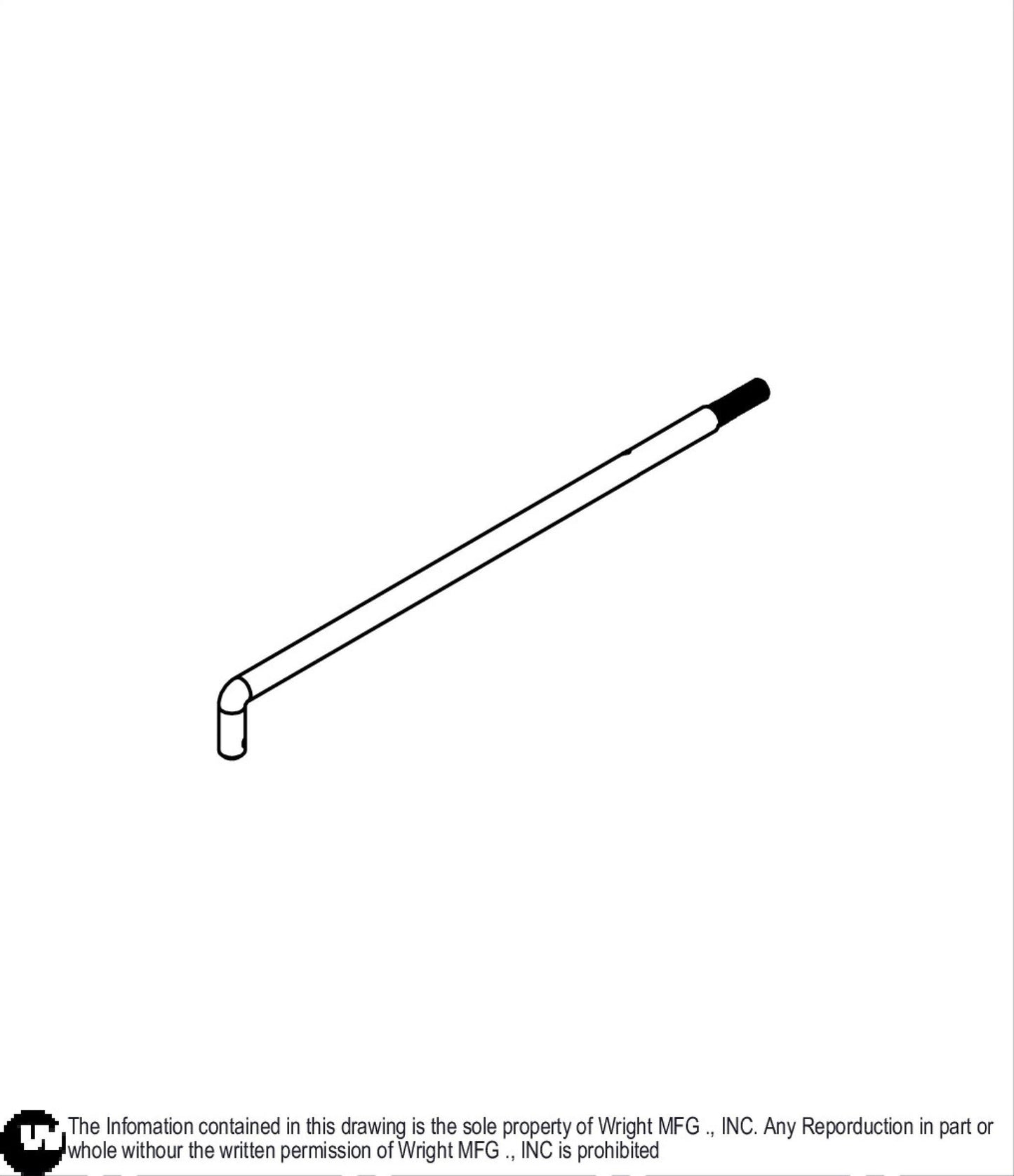 ZK Control Lock Linkage Rod 24420038.