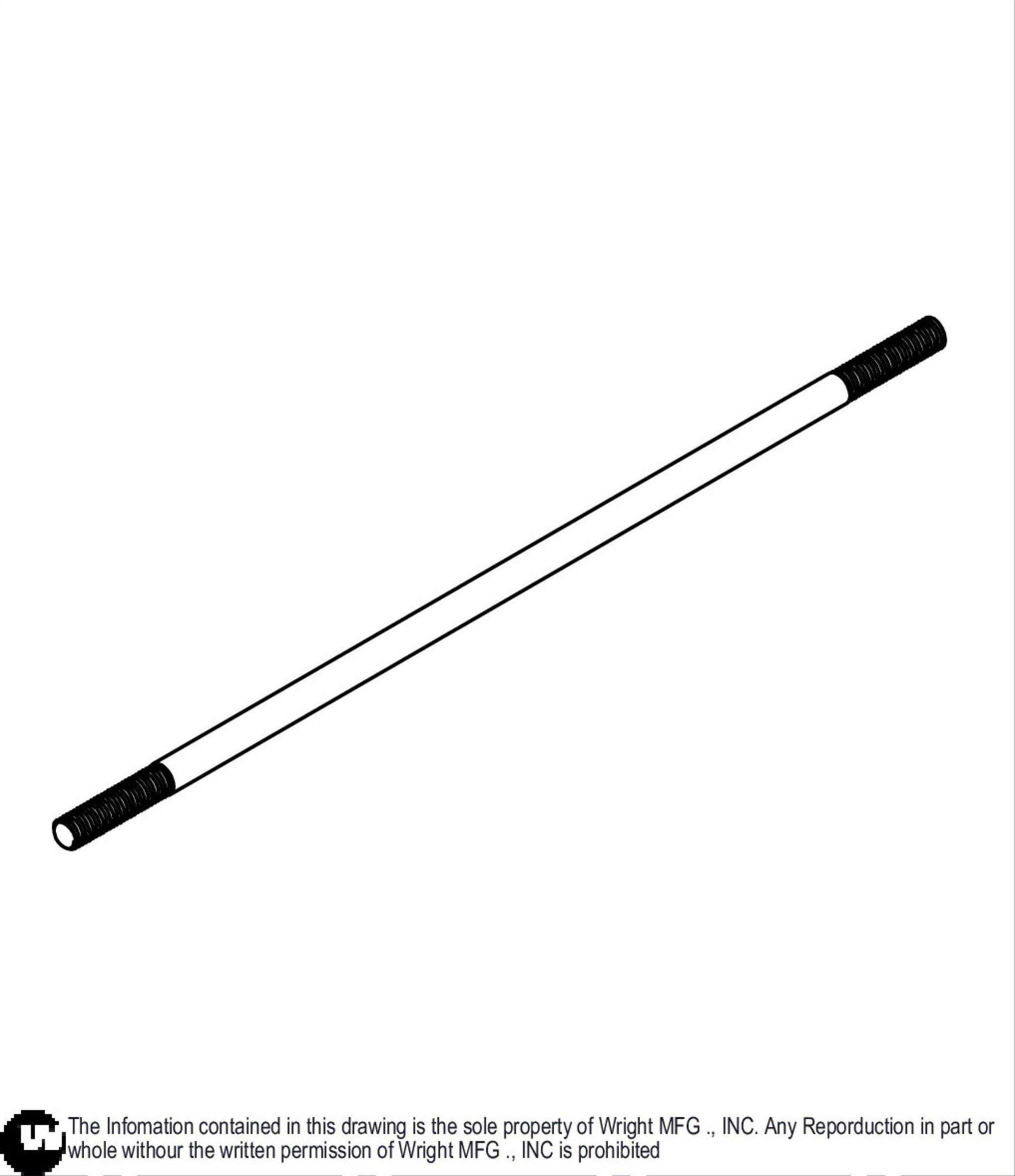 5/16 Inch Lower ZK Control Rod 24420039.