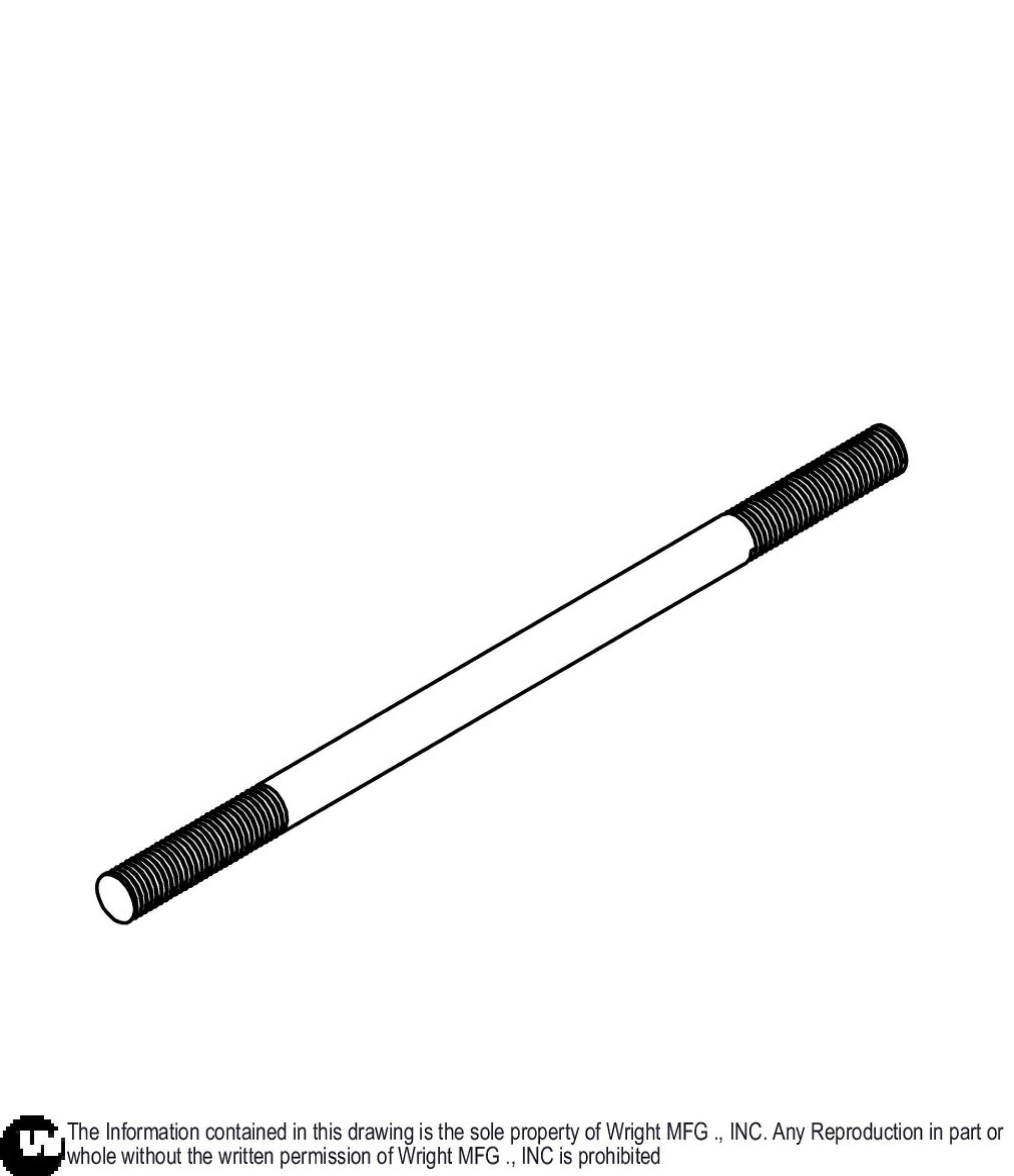 Threaded Rod 5/16 - 24 X 6 24420081.