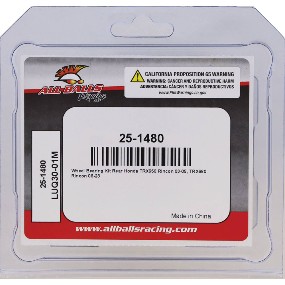 All Balls Racing Wheel Bearing Kit 25-1480