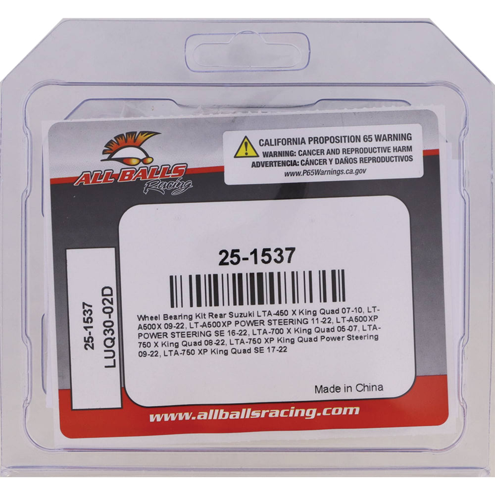 All Balls Racing Wheel Bearing Kit 25-1537