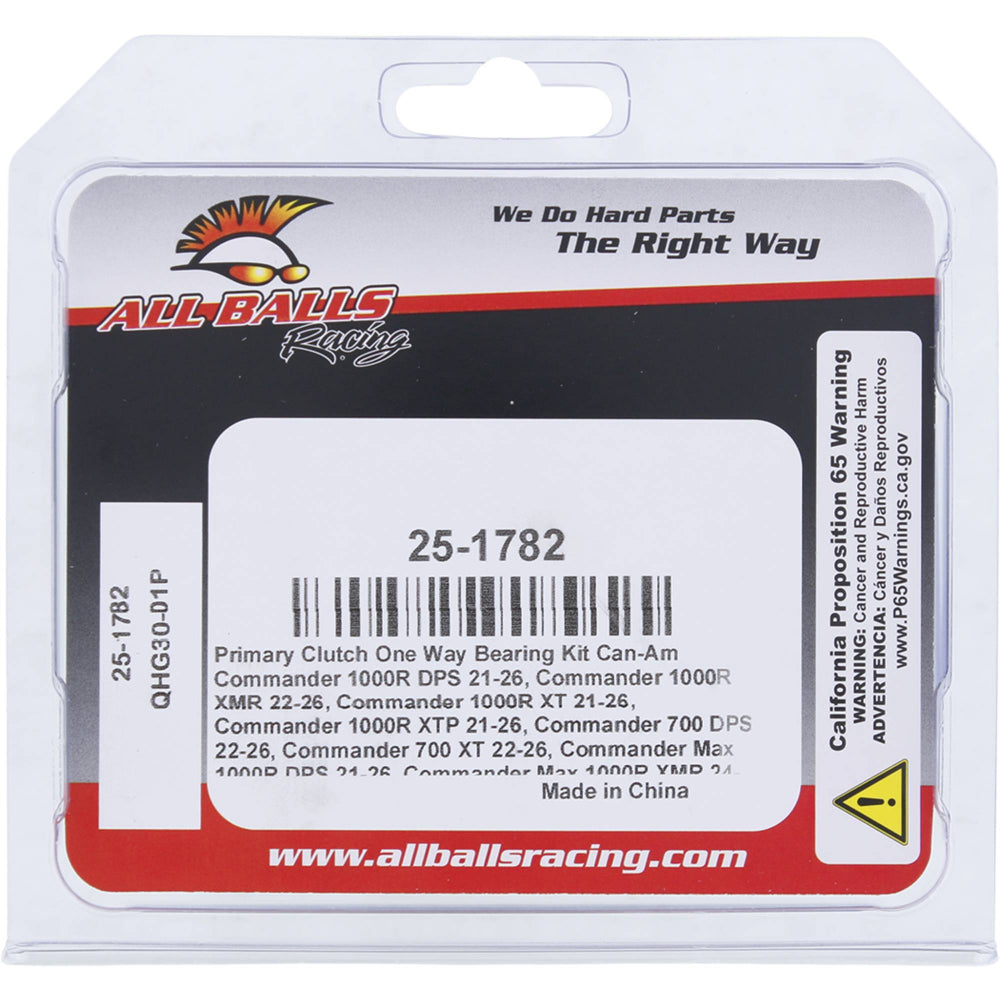 All Balls Racing One Way Clutch Bearing Kit 25-1782