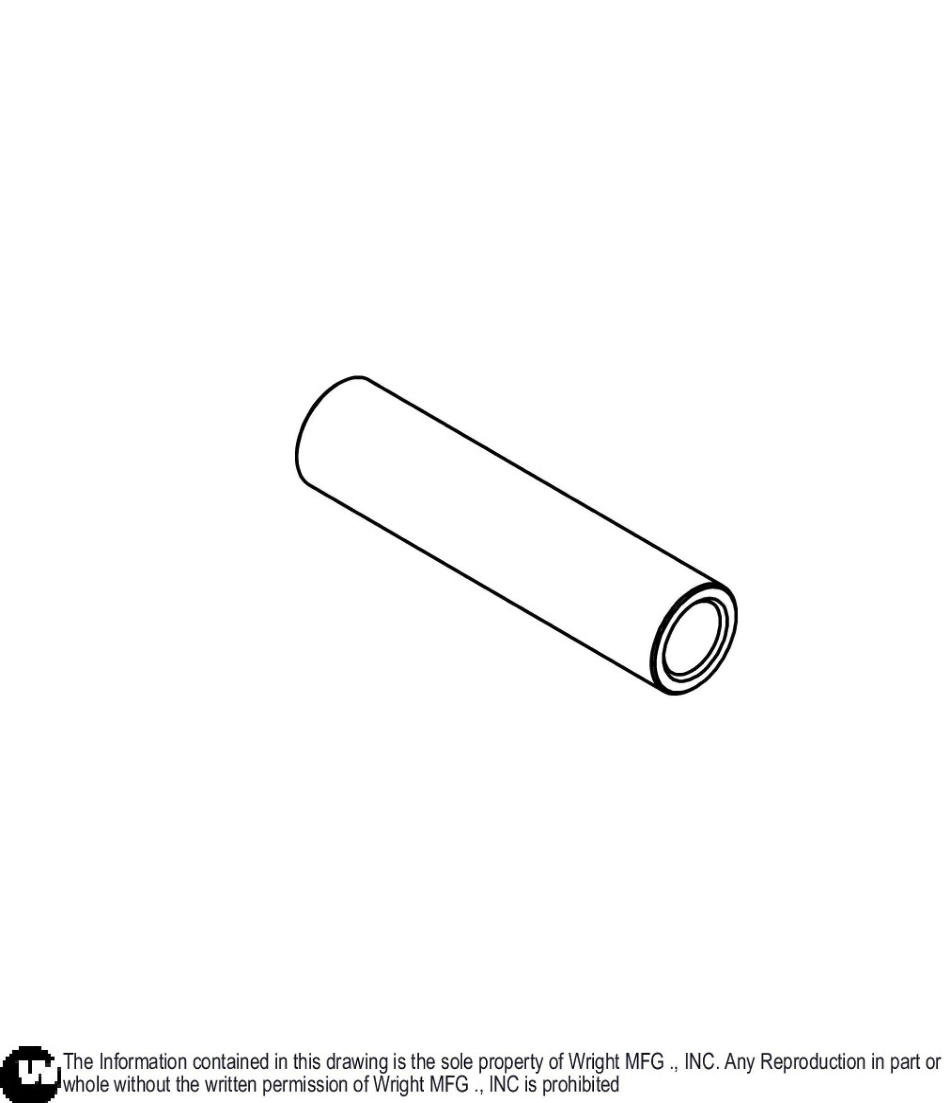 Spanner .75 OD X .5 ID X 4.0625 25410029.