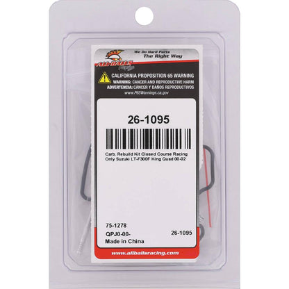 All Balls Racing Carburetor Rebuild Kit 26-1095