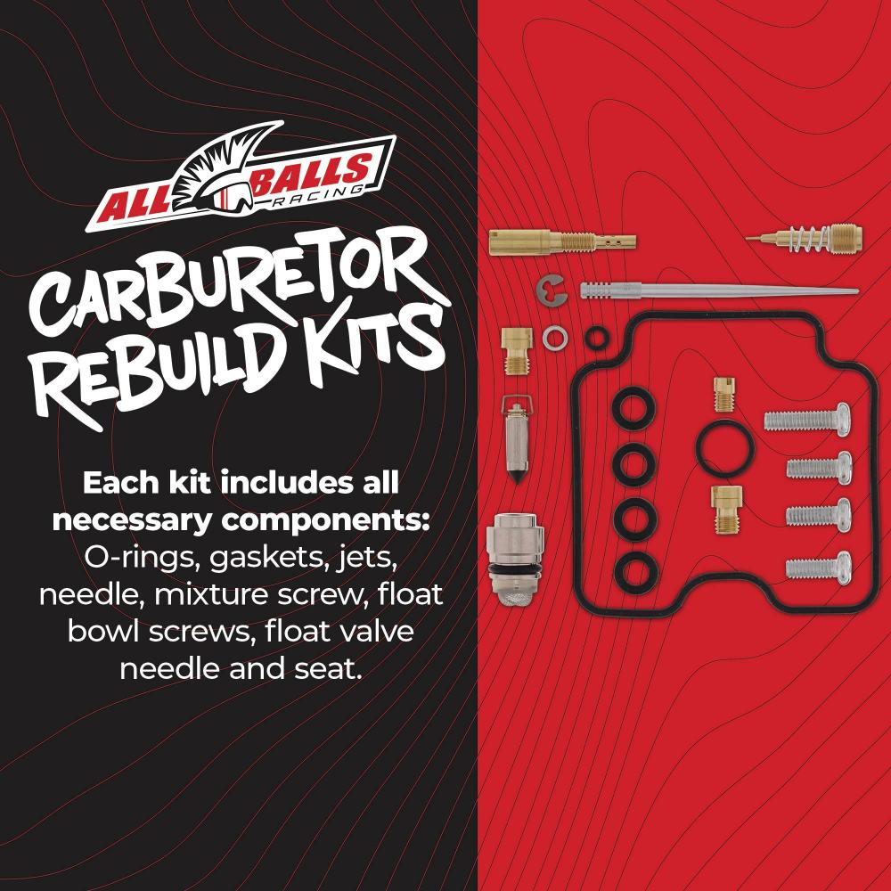 All Balls Racing Carburetor Rebuild Kit 26-1365