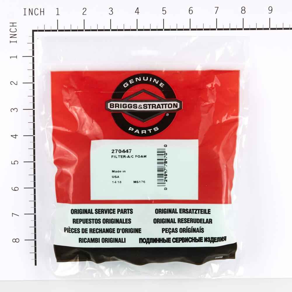 Briggs & Stratton Filter-A/C Foam 270447