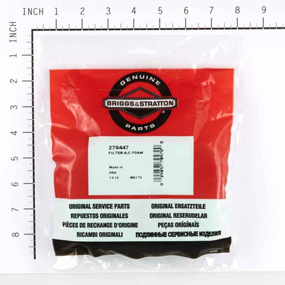 Briggs & Stratton Filter-A/C Foam 270447