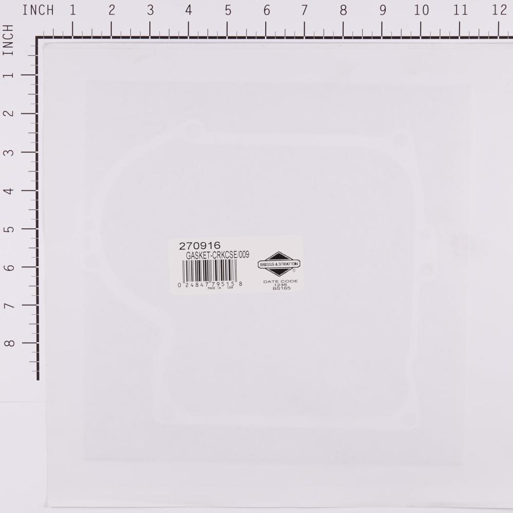 Briggs & Stratton Gasket-Crkcse/009 270916