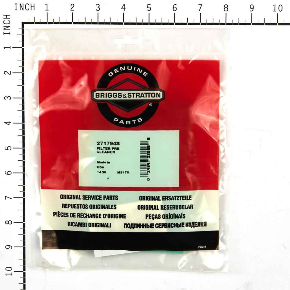 Briggs & Stratton Filter-Pre Cleaner 271794S