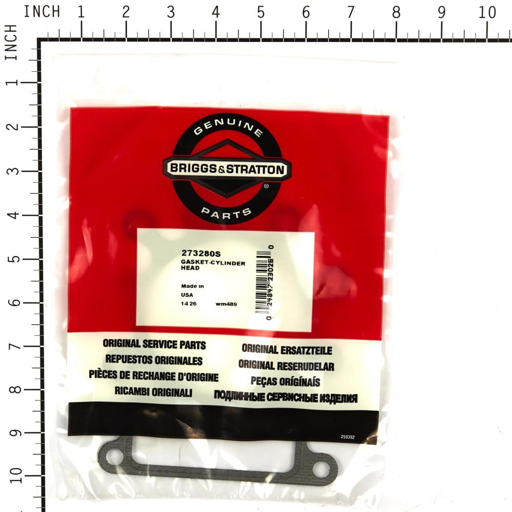 Briggs & Stratton Gasket-Cylinder Head 273280S
