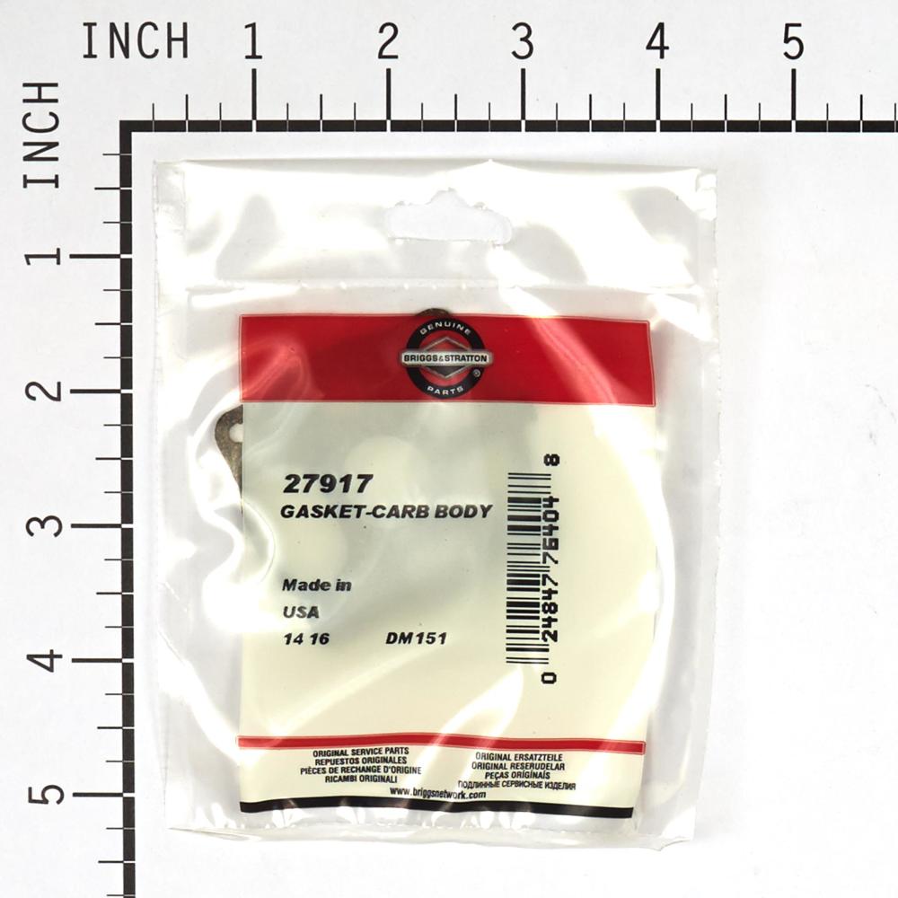 Briggs & Stratton Gasket-Carb Body 27917