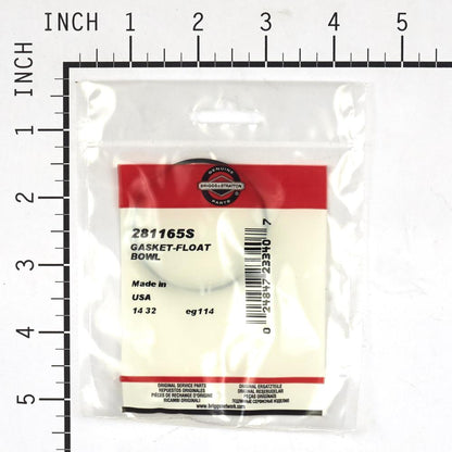 Briggs & Stratton Gasket-Float Bowl 281165S