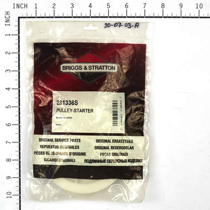 Briggs & Stratton Pulley-Starter 281336S