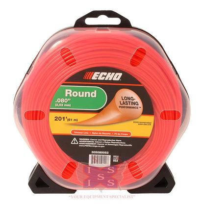 Echo .080 Standard Round trimmer line 1/2 lb..