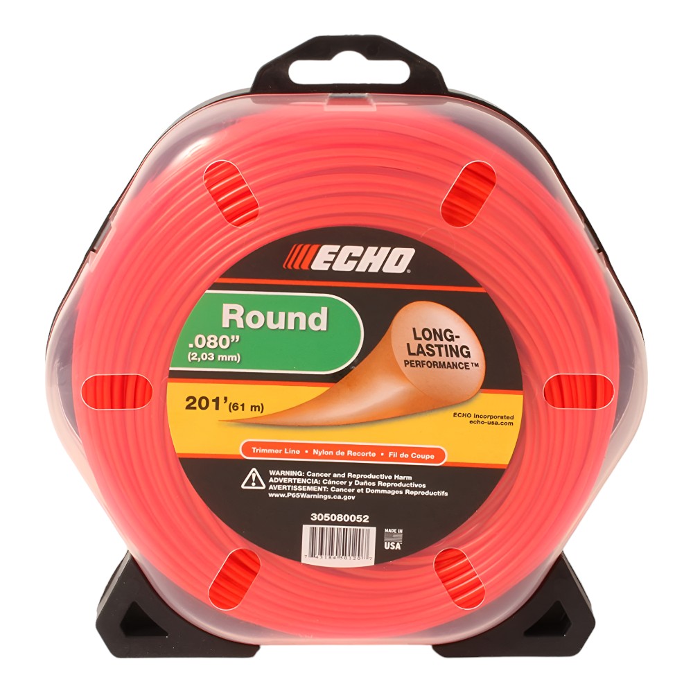 Echo .080 Standard Round trimmer line 1/2 lb.
