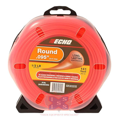 Echo .095 Standard Round trimmer line 1/2 lb..