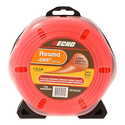 Echo .095 Standard Round trimmer line 1/2 lb.