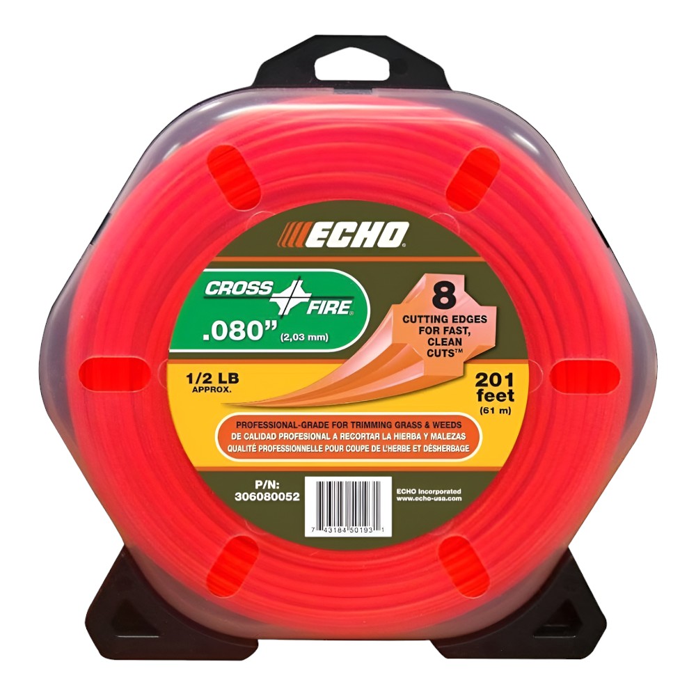 Echo .080 Cross-Fire trimmer line 1/2 lb.