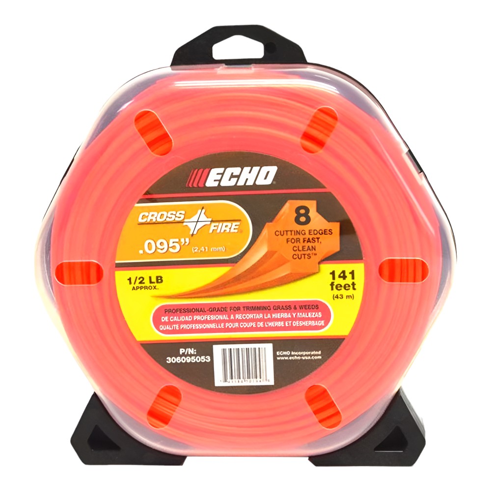 Echo .095 Cross-Fire trimmer line 1/2 lb.