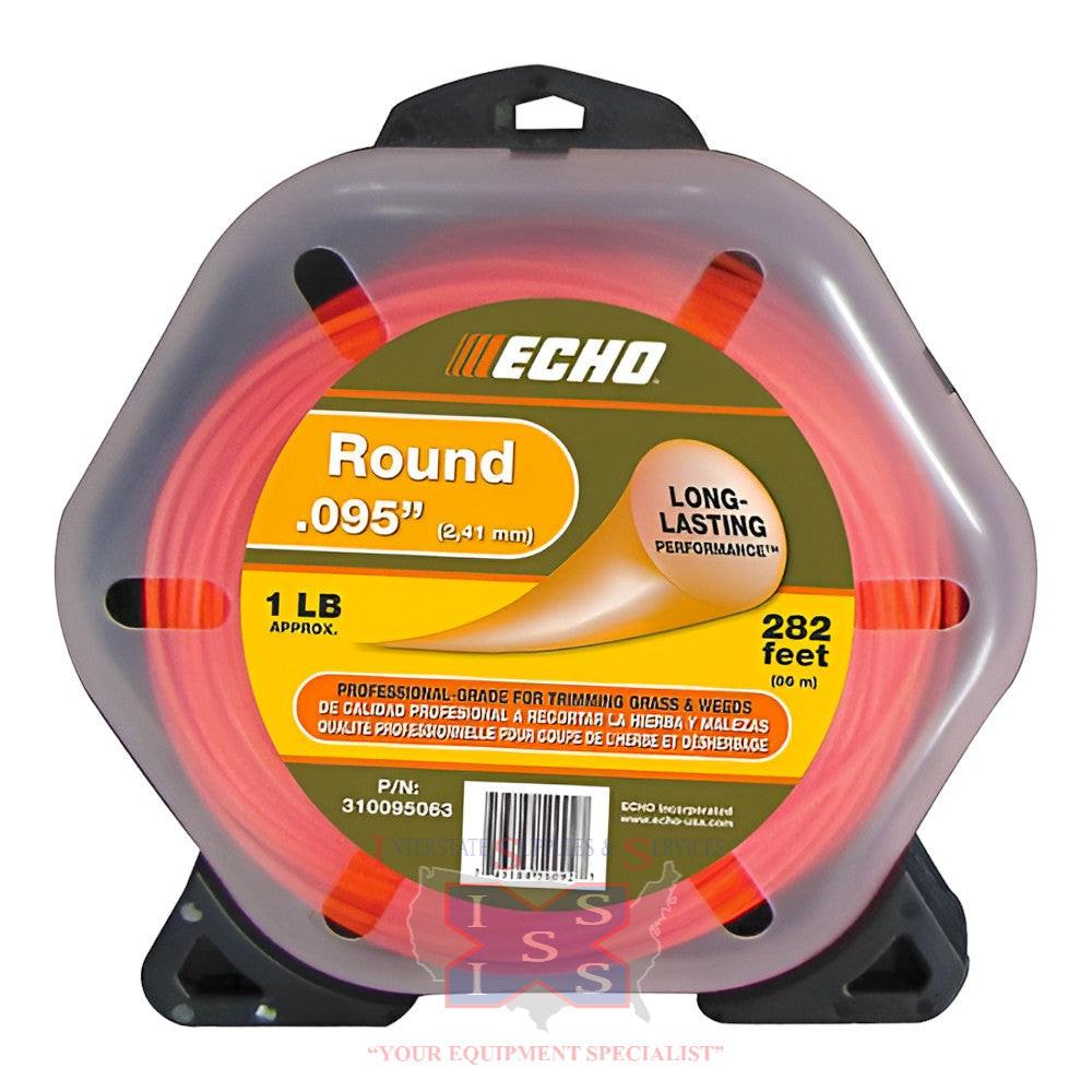 Echo .095 Standard Round trimmer line 1 lb..